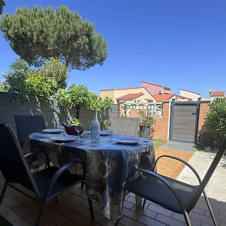 4htama5-charmante Maisonnette Avec Terrasse 르발카레스